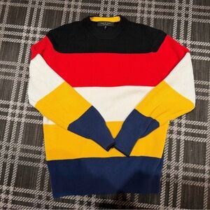 rag & bone Multicolor Striped Crewneck Sweater